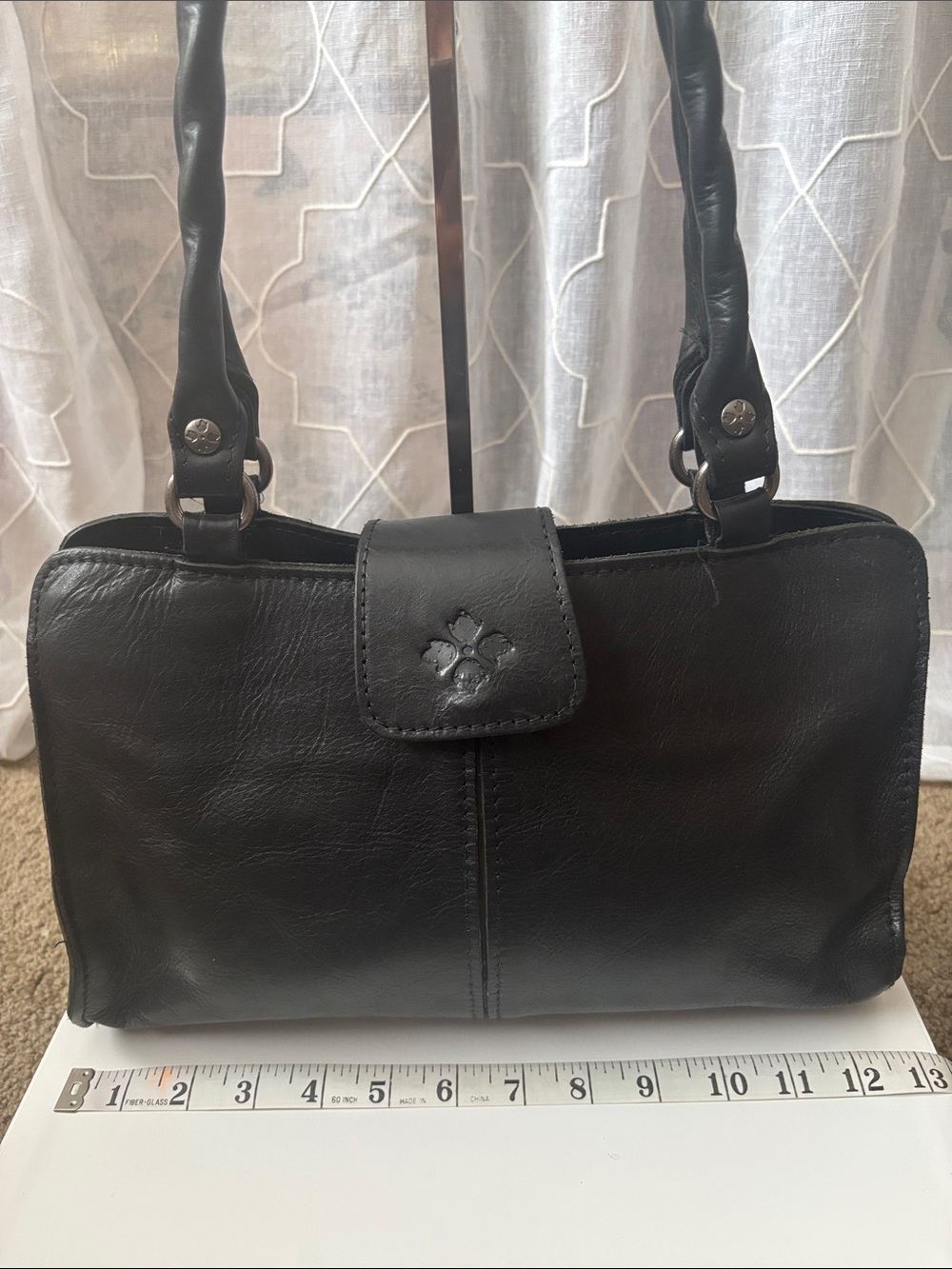 Patricia Nash Rienzo Leather Bag with Dual Straps - Picture 15 of 16